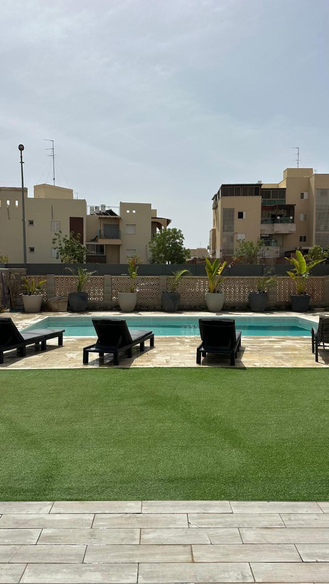 Luxury Garden Floor Eilat Apartment Bagian luar foto